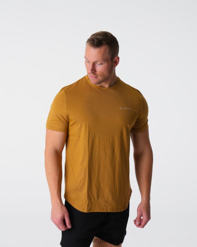 NVGTN camiseta ajustada con pulso tapas bronce hombres 02B4LN771