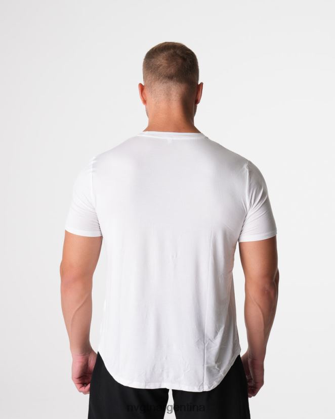 NVGTN camiseta ajustada técnica tapas blanco hombres 02B4LN758