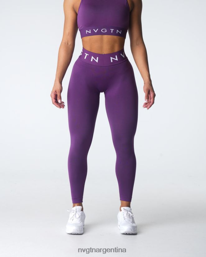 NVGTN leggings deportivos sin costuras aptitud física amatista mujer 02B4LN542