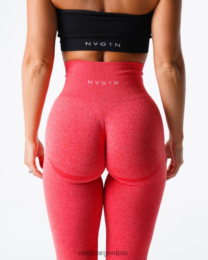 NVGTN leggins curvos sin costuras aptitud física caramelo de manzana mujer 02B4LN621