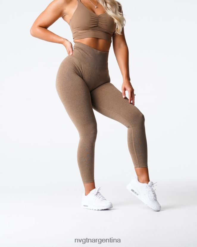 NVGTN leggins curvos sin costuras aptitud física moca mujer 02B4LN622