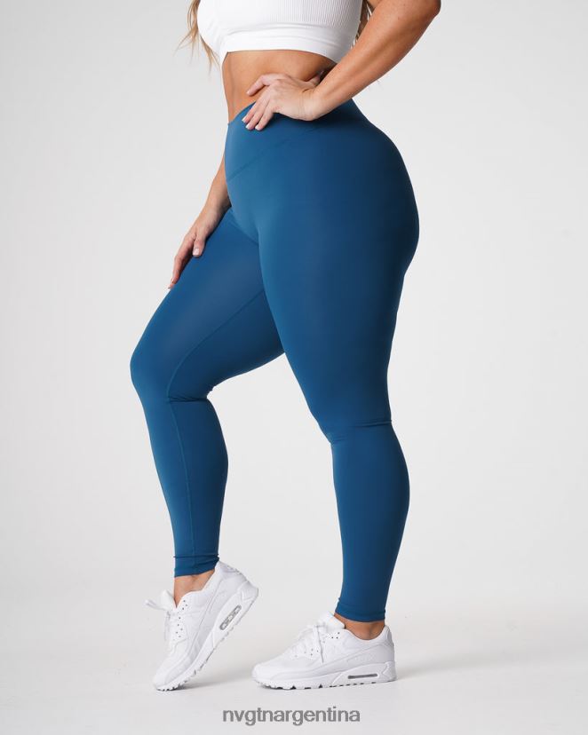 NVGTN leggins distintivos 20 aptitud física Pacifico Azul mujer 02B4LN650