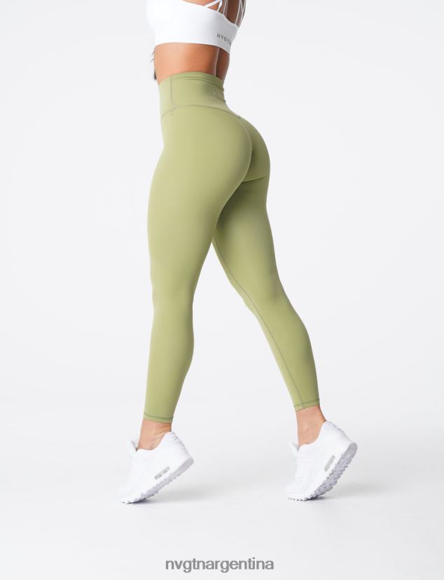 NVGTN leggins distintivos 20 aptitud física aceituna mujer 02B4LN654