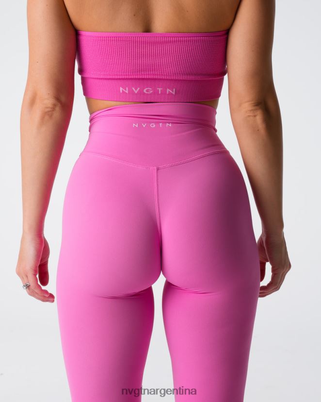 NVGTN leggins distintivos 20 aptitud física chicle rosa mujer 02B4LN545