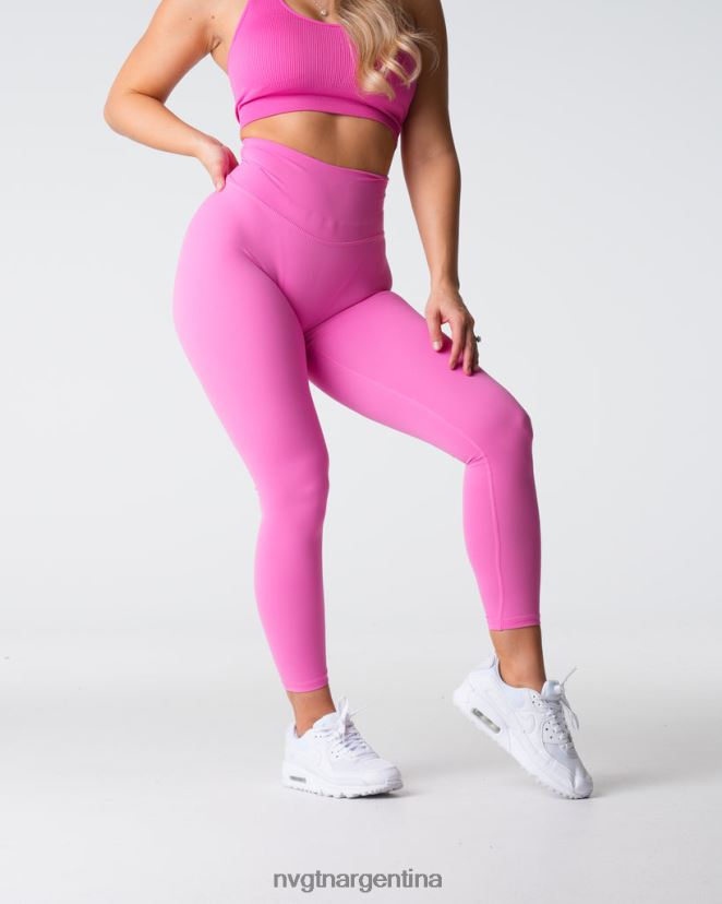 NVGTN leggins distintivos 20 aptitud física chicle rosa mujer 02B4LN545