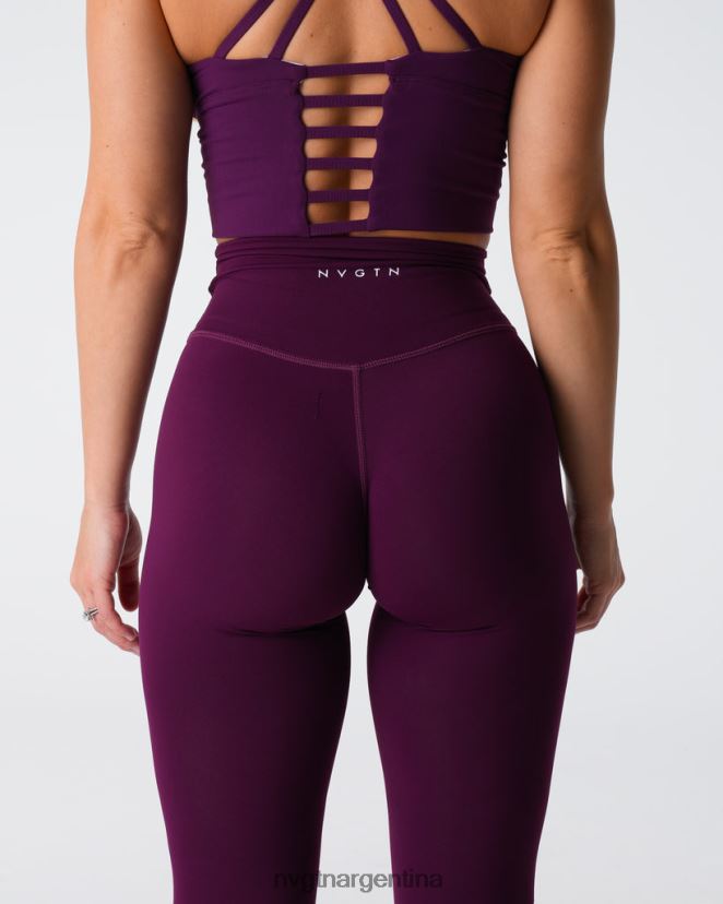 NVGTN leggins distintivos 20 aptitud física ciruela mujer 02B4LN547