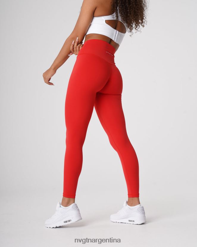 NVGTN leggins distintivos 20 aptitud física escarlata mujer 02B4LN652