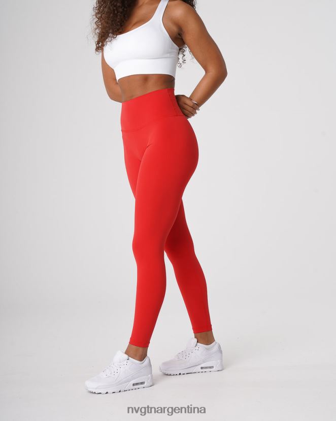 NVGTN leggins distintivos 20 aptitud física escarlata mujer 02B4LN652