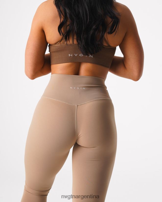 NVGTN leggins distintivos 20 aptitud física latté mujer 02B4LN565