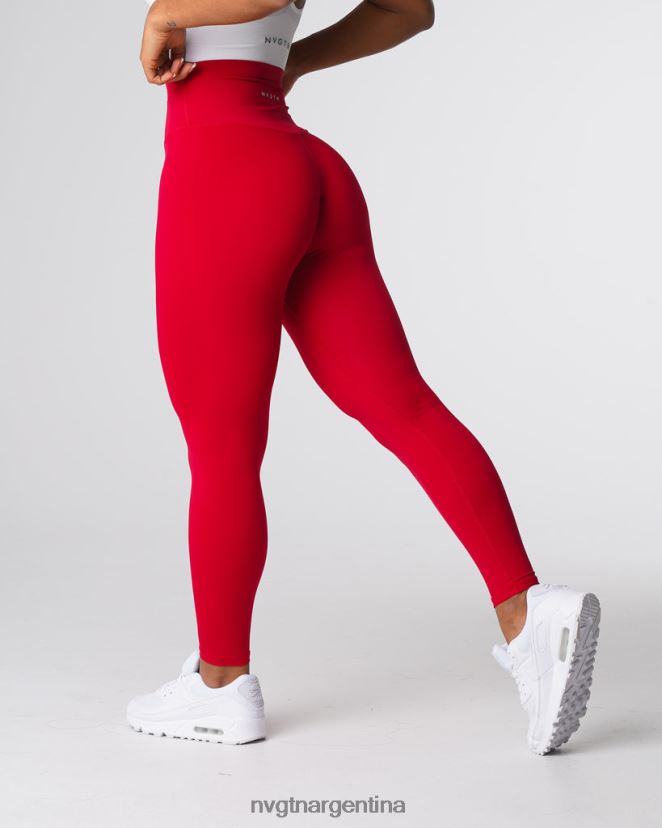 NVGTN leggins distintivos 20 aptitud física vino tinto mujer 02B4LN551