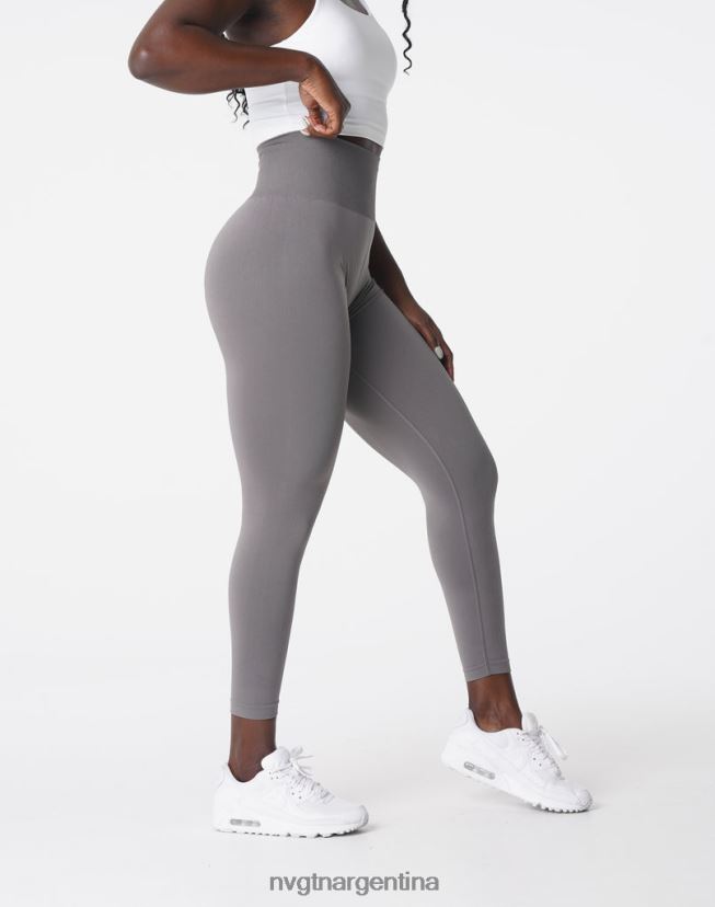 NVGTN leggins lisos sin costuras aptitud física carbón mujer 02B4LN572