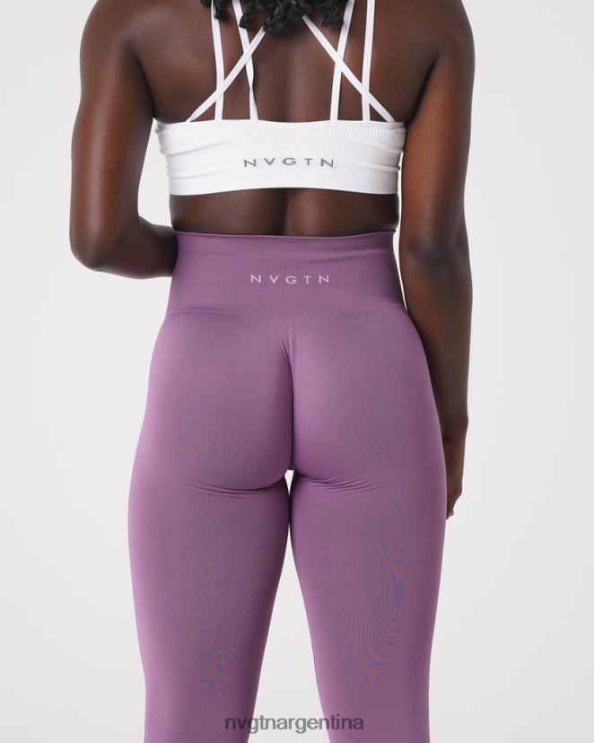 NVGTN leggins lisos sin costuras aptitud física orquídea mujer 02B4LN577