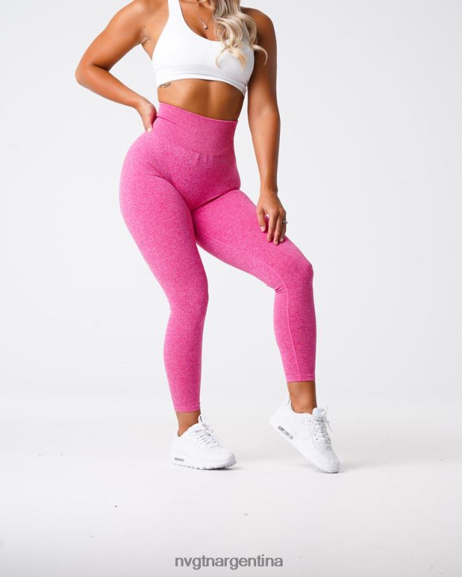 NVGTN leggins sin costuras aptitud física fucsia mujer 02B4LN644