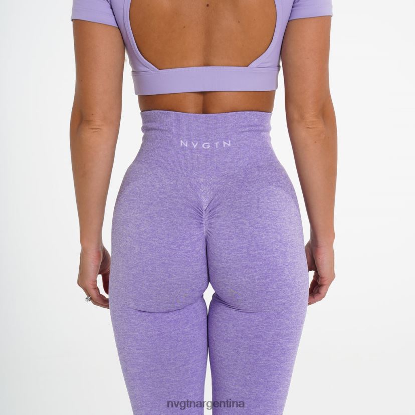 NVGTN leggins sin costuras aptitud física lila mujer 02B4LN646