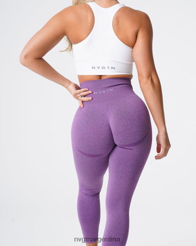 NVGTN leggins sin costuras con contorno aptitud física Violeta mujer 02B4LN520