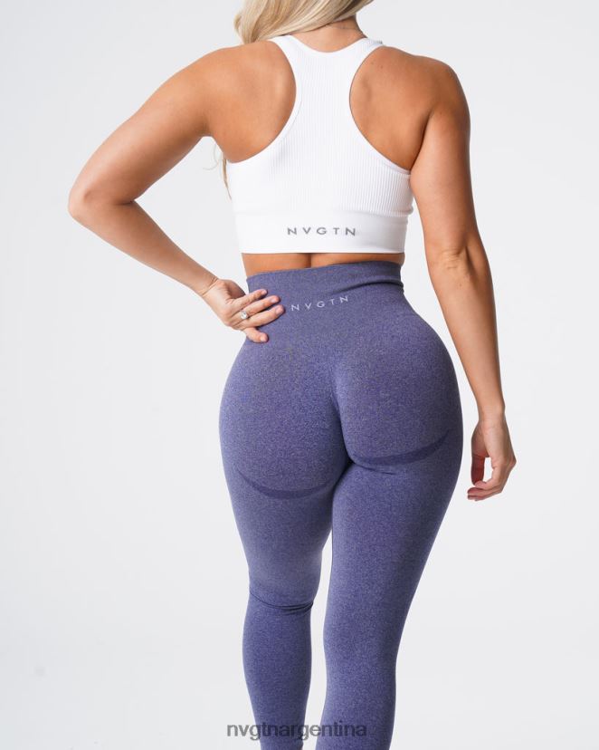 NVGTN leggins sin costuras con contorno aptitud física índigo mujer 02B4LN532