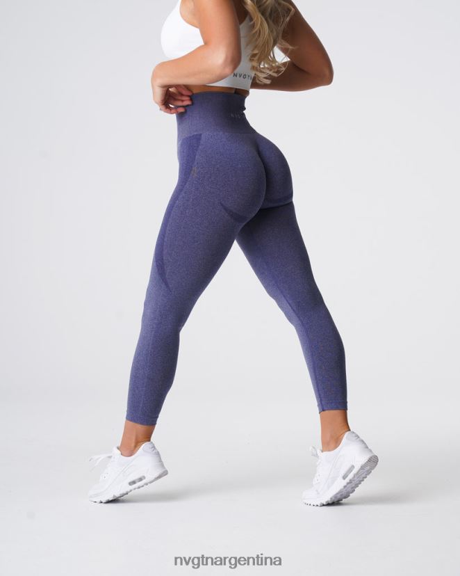 NVGTN leggins sin costuras con contorno aptitud física índigo mujer 02B4LN532