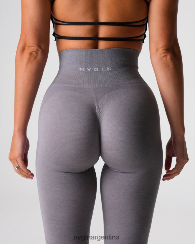 NVGTN leggins sin costuras contorno 20 aptitud física gris mujer 02B4LN488