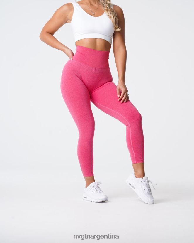 NVGTN nv leggins sin costuras aptitud física Rosa caliente mujer 02B4LN590