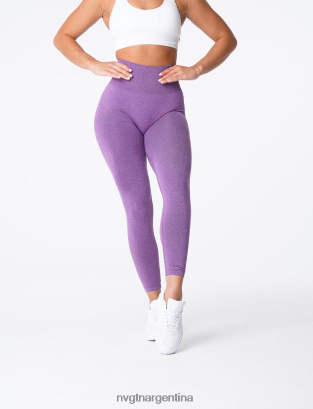 NVGTN nv leggins sin costuras aptitud física Violeta mujer 02B4LN599