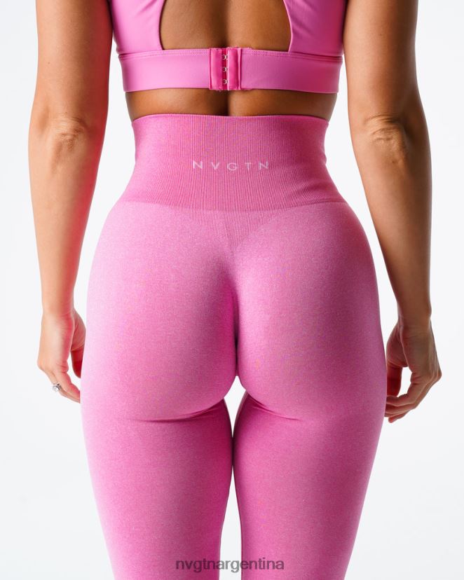 NVGTN nv leggins sin costuras aptitud física chicle rosa mujer 02B4LN587