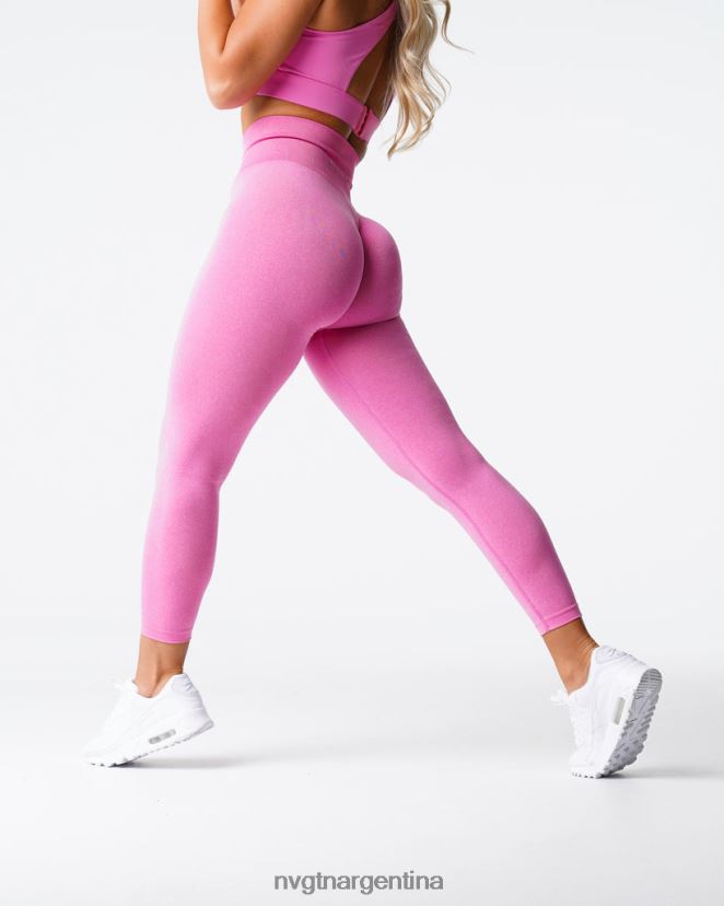 NVGTN nv leggins sin costuras aptitud física chicle rosa mujer 02B4LN587