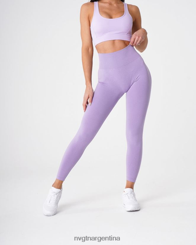 NVGTN nv leggins sin costuras aptitud física lila mujer 02B4LN603