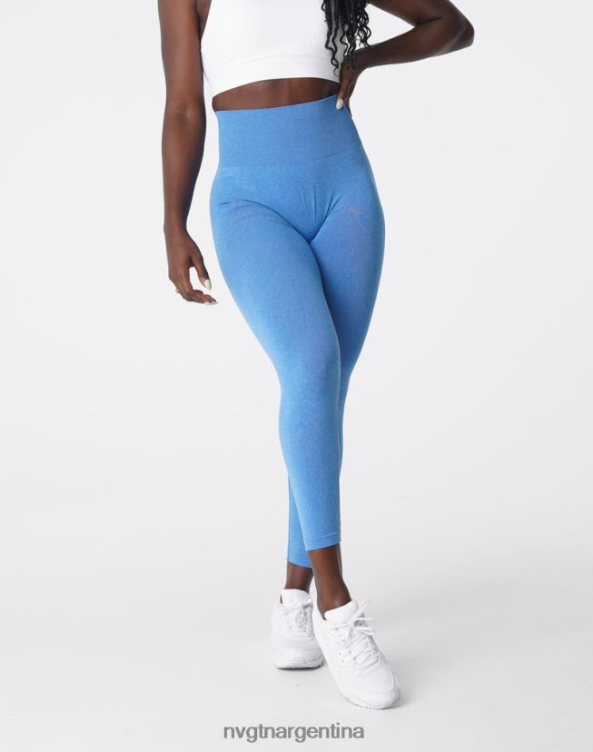 NVGTN nv leggins sin costuras aptitud física océano azul mujer 02B4LN584