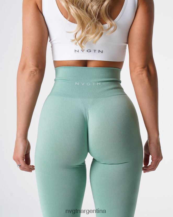 NVGTN nv leggins sin costuras aptitud física verde salvia mujer 02B4LN602