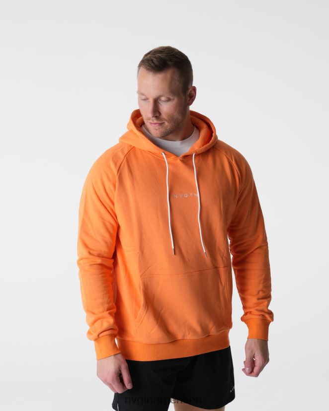 NVGTN sudadera con capucha tapas naranja hombres 02B4LN788