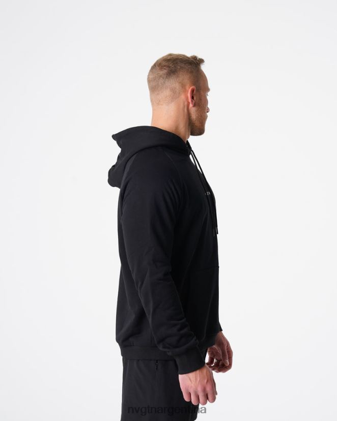 NVGTN sudadera con capucha tapas negro hombres 02B4LN784