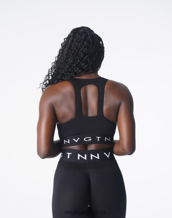 NVGTN sujetador deportivo sin costuras trilogy aptitud física negro mujer 02B4LN132