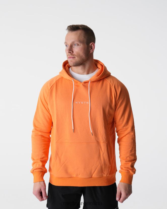 NVGTN sudadera con capucha tapas naranja hombres 02B4LN788